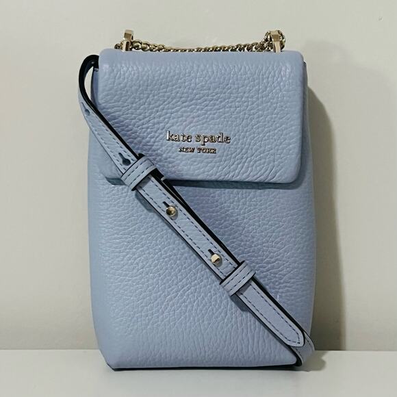 Kate Spade New York | Roulette North South Crossbody in Pale Hydrangea - Picture 12 of 14